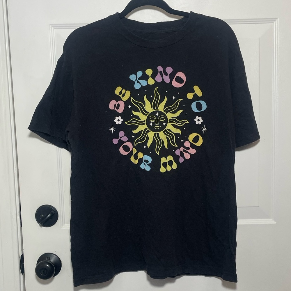 Black 'Be Kind to Your Mind' T-Shirt